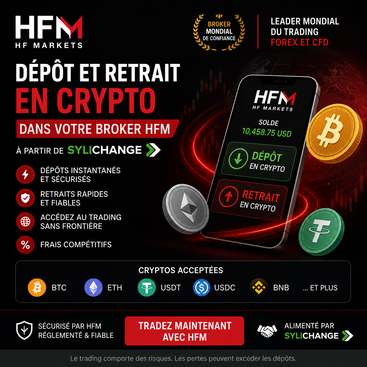 HFM — dépôt trading